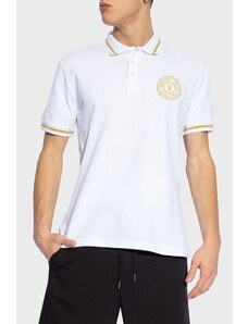 Versace jeans couture polo uomo bianco/oro gt02 s