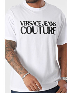 Versace jeans couture t-shirt uomo bianco/nero m