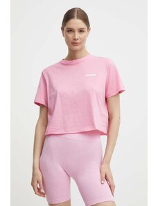Guess t-shirt in cotone SKYLAR donna colore rosa V4GI08 JA914