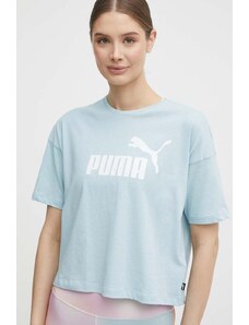 Puma t-shirt donna colore blu