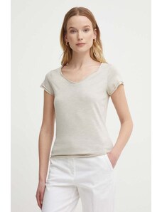 Sisley t-shirt donna colore beige