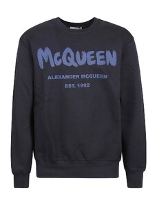 Alexander Mcqueen Cotton Logo Sweatshirt