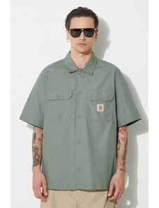 Carhartt WIP camicia S/S Craft Shirt uomo colore verde I033023.1YFXX