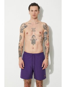 Carhartt WIP pantaloncini da bagno Chase Swim Trunks colore violetto I026235.1YVXX