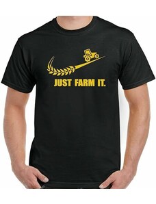 GO COOKIE Farmer T-Shirt Farming Tractor Driver Jt Farm it Mens Funny Parody Tee Top M