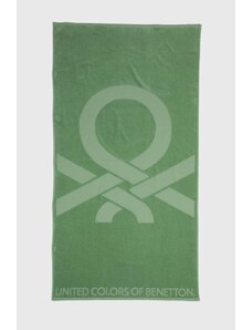 United Colors of Benetton asciugamano con aggiunta di lana colore verde