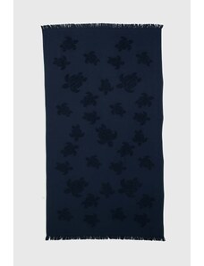 Vilebrequin asciugamano con aggiunta di lana SANTAH colore blu navy STHU1201