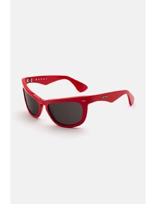Marni occhiali da sole Isamu Solid Red colore rosso EYMRN00053.007.1TZ