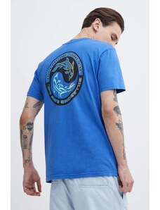 Billabong t-shirt in cotone uomo colore blu ABYZT02279