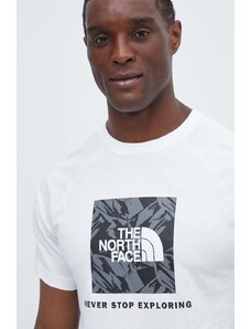 The North Face t-shirt in cotone uomo colore bianco NF0A87NJZI51