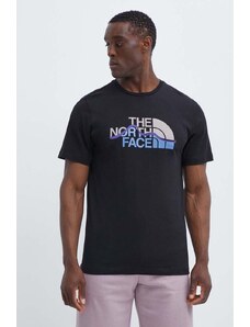 The North Face t-shirt in cotone uomo colore nero NF0A87NTJK31