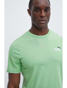 Puma t-shirt in cotone uomo colore verde 624772