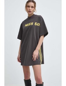 Miss Sixty maglietta con aggiunta di seta SJ5500 S/S colore marrone 6L1SJ5500000