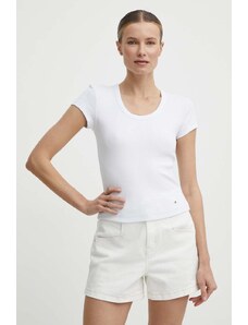 Tommy Hilfiger t-shirt donna colore bianco WW0WW41776