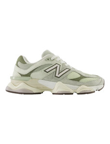 New Balance Sneakers U9060EEC in pelle bianca e verde