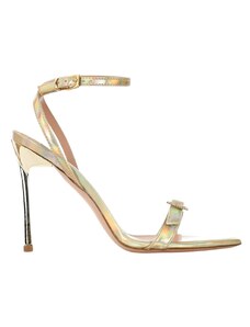 G.P. BOLOGNA - Sandalo in pelle specchiata opalescente - Colore: Oro,Taglia: 36