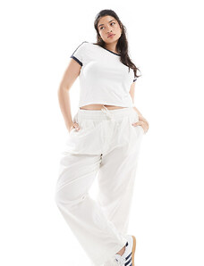 ONLY Curve - Pantaloni bianchi-Bianco