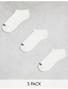adidas Originals - Confezione da 3 paia di fantasmini bianchi-Multicolore