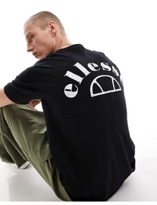 ellesse - Chandres - T-shirt con stampa del logo sulla schiena, colore nero