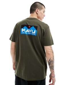 Kavu - T-shirt marrone a maniche corte