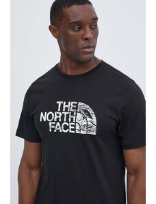 The North Face t-shirt in cotone uomo colore nero NF0A87NXJK31