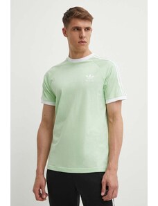 adidas Originals t-shirt in cotone uomo colore verde con applicazione IM9391