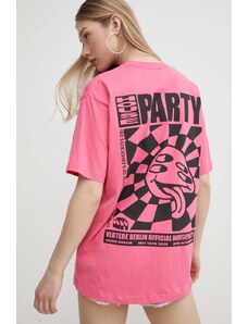 Vertere Berlin t-shirt in cotone colore rosa VER T220