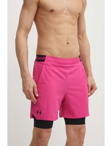 Under Armour pantaloncini da allenamento Vanish uomo colore rosa