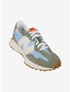 New Balance 327 Sneakers Uomo In Pelle e Tessuto Scarpe Sportive Verde Taglia 41.5