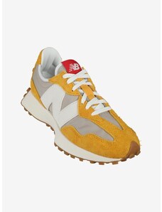 New Balance 327 Sneakers Uomo In Pelle e Tessuto Scarpe Sportive Giallo Taglia 41.5