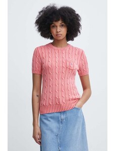 Polo Ralph Lauren maglione in cotone colore rosa 211935306