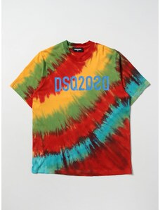 T-shirt Dsquared2 Junior con stampa tie dye