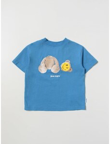 T-Shirt Bear Smiley Palm Angels in cotone