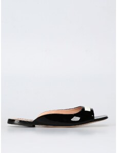 Sandalo Moschino Couture in pelle verniciata