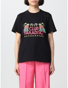 T-shirt Club Paradiso Msgm in cotone