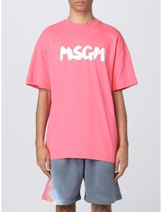 T-shirt over Msgm con stampa logo