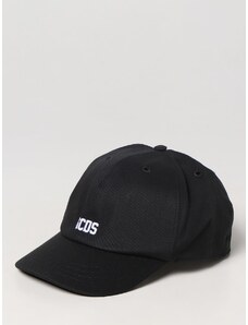 Cappello Gcds Kids in cotone con logo ricamato