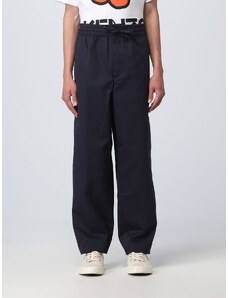 Pantaloni Kenzo in gabardine di cotone
