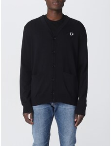 Cardigan Fred Perry in lana