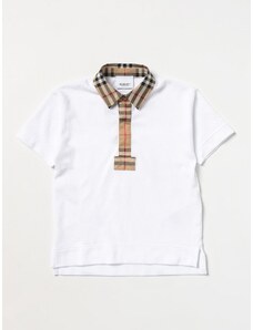 Burberry Kids Polo Burberry in cotone