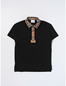 Burberry Kids Polo Burberry in cotone