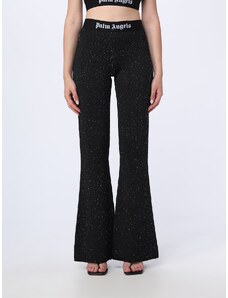 Pantalone Palm Angels in tessuto stretch con paillettes