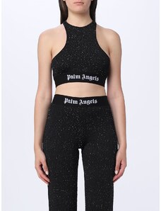 Top Palm Angels in tessuto stretch con paillettes