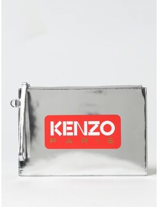 Pochette Kenzo in pelle specchiata