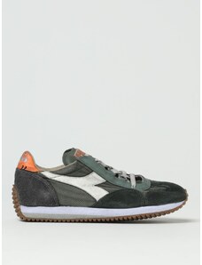 Sneakers Equipe H Dirty Diadora Heritage in suede e canvas effetto used