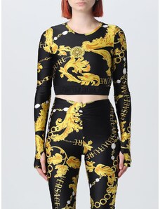 Top Versace Jeans Couture in nylon con stampa Baroque