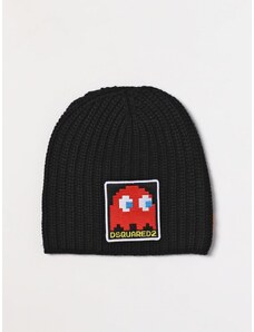 Cappello Pac-Man x Dsquared2 in misto lana con patch