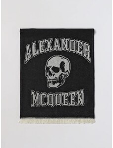 Sciarpa Varsity Alexander McQueen in lana con logo jacquard