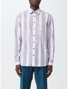 Camicia Etro in cotone a righe con logo