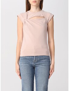 T-shirt Pinko in cotone con dettaglio cut-out